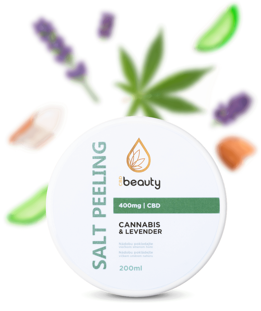 SALT PEELING - cannabis & lavender