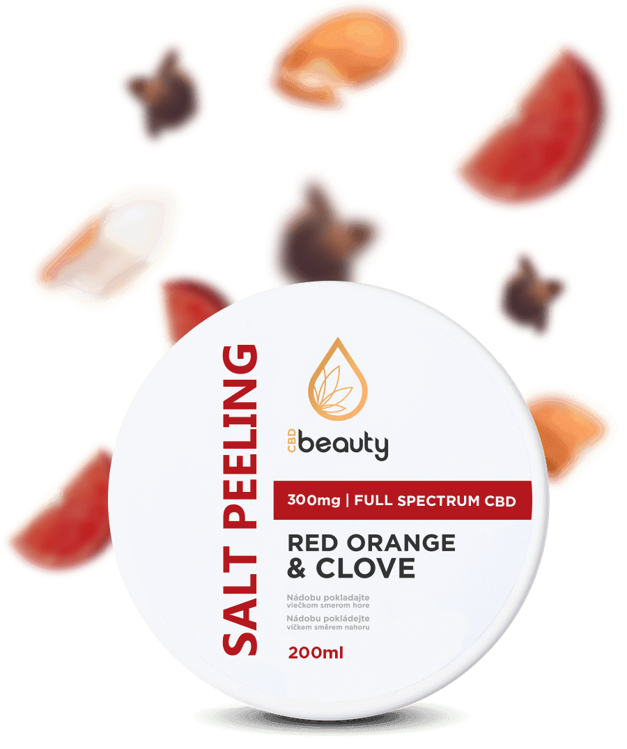 SALT PEELING - red orange & clove