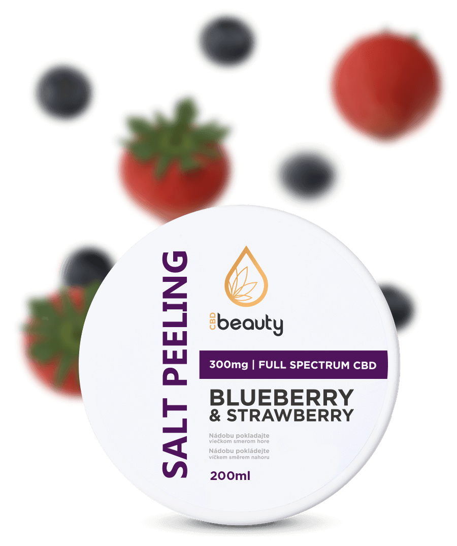 SALT PEELING - blueberry & strawberry